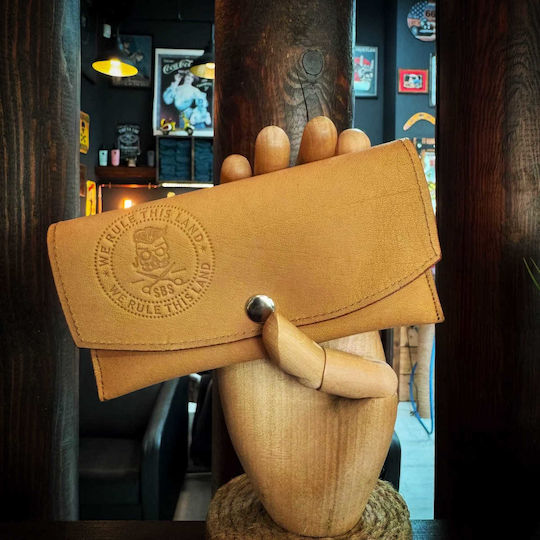Leather Handmade Tobacco Pouch S.b.s We Rule This Land S.b.s Barbershop