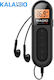 Kalaxio MI03 Rechargeable Pocket Radio Black