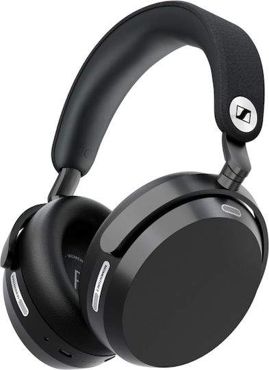 Sennheiser Momentum Wireless 5 Over Ear Ακουστικά με 57 ώρες Λειτουργίας και Quick Charge Μαύρα