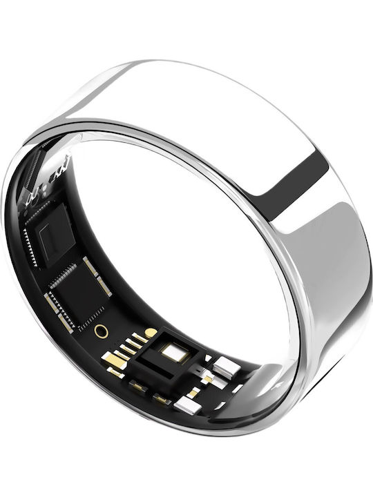 Ultrahuman AIR Smart Ring 18.8mm Rezistent la Apă cu Pulsometru Argintiu