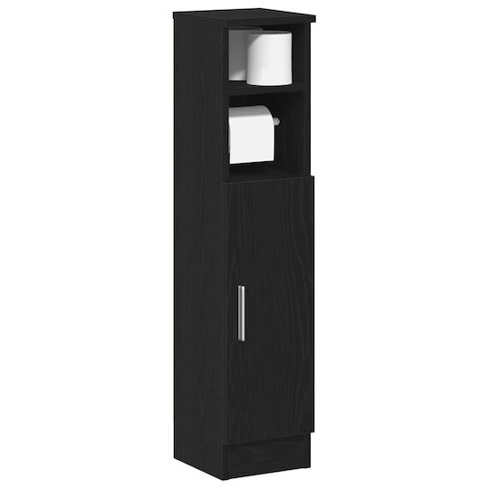 vidaXL Dulap De Baie 20.5x22x90cm Negru