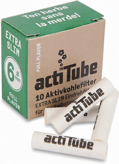 Actitube Extra Slim 6mm Filters 10 Pieces