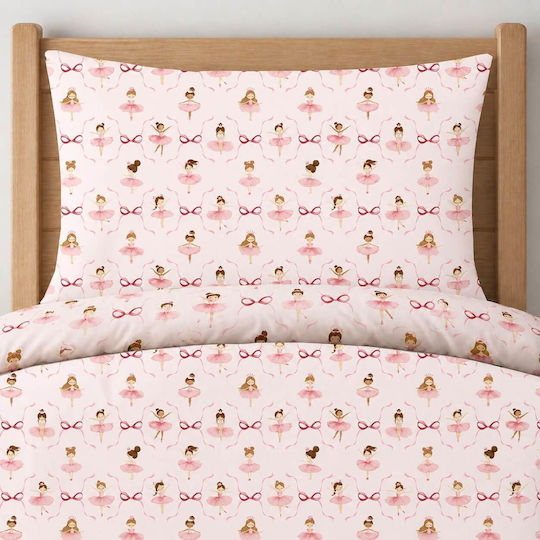 Astron Italy Set Kids Pillowcases 52x72cm Ballet Girl