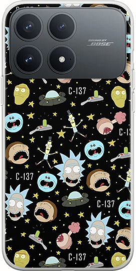 Калъф C-137 Rick Morty Xiaomi Poco F8 Pro 5g Гъвкав TPU Прозрачен Силикон