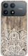 Wooden Mandala Xiaomi Poco F8 Pro 5g Flexible TPU Transparent Silicone Case