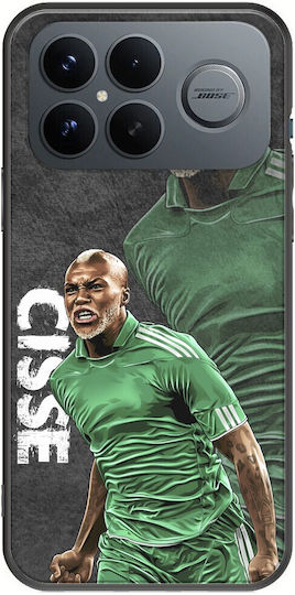 Калъф Football Legends Djibril Cisse Xiaomi Poco F8 Ultra 5g Черен TPU Черен Силикон