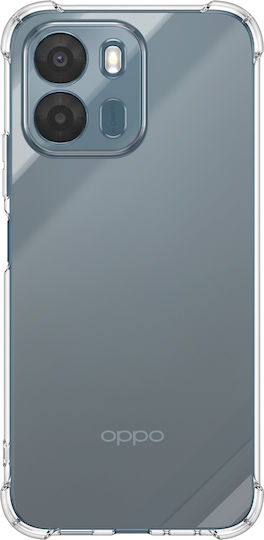 Avizar Case Oppo A6 In Soft Silicone Reinforced Shockproof Bumper Corners Transparent