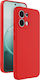 Avizar Case Oppo A6 Pro Soft-touch Silicone Fast Cover Series Red