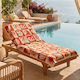 Easy Home Strandtuch Baumwolle Orange 160x80cm