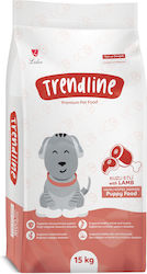 Dog Food 15kg Trockenfutter für Welpen mit Lamm, Mais, Reis und Leber