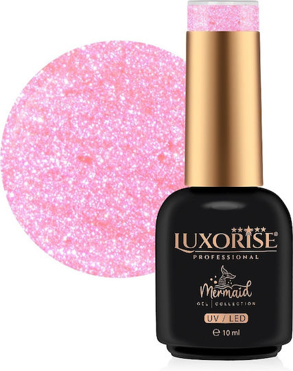 Luxorise Gel Nagellack Rare Dew mit Glitzer 10ml