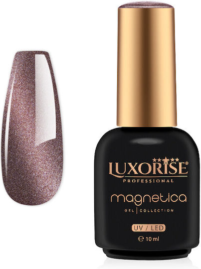 Luxorise Ημιμόνιμο Βερνίκι Νυχιών Silk, Cappuccino Sleek Cat Eye 10ml