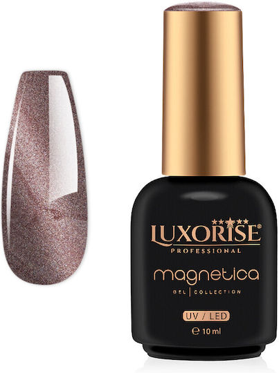 Luxorise Ημιμόνιμο Βερνίκι Νυχιών Silk, Rose Champagne Cat Eye 10ml