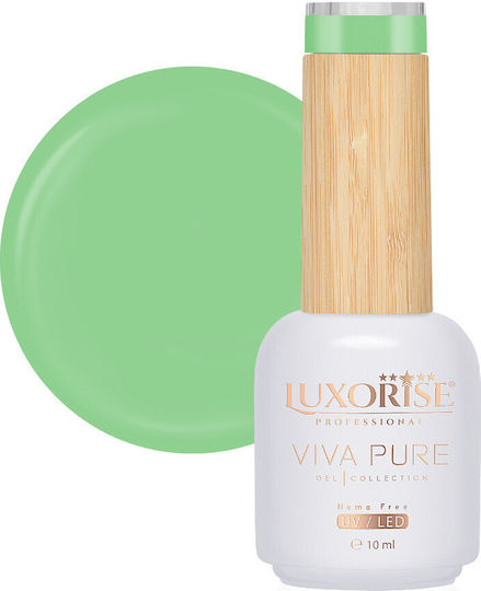 Luxorise Ημιμόνιμο Βερνίκι Νυχιών Gentle Jade 10ml