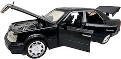 Mercedes-benz E500 Amg W124 Black 1:28 Metal Replica Model Lights Sounds Functional Doors Hood Trunk Mercedes-benz E500 Amg W124 Black 1:28 Metal Replica Model Lights Sounds Functional Doors Hood Trunk