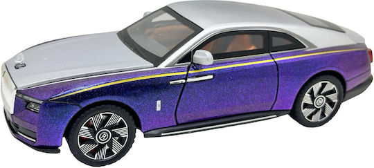 Rolls-Royce Spectre Luxury Edition Model Static Mov Purple 1:24 Metal Model Lumini Sunete Uși Funcționale Capotă Portbagaj