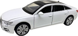 Audi A6l Weiß 1:32 Metall Modell mit Lichtern Geräuschen Funktionale Türen Motorhaube Kofferraum