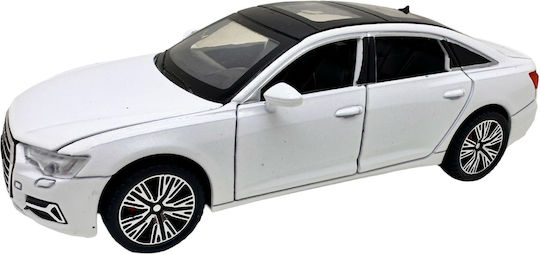 Audi A6l Weiß 1:32 Metall Modell mit Lichtern Geräuschen Funktionale Türen Motorhaube Kofferraum