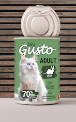Deli Gusto Котешки Хапки Заек В Сос Заек 415г