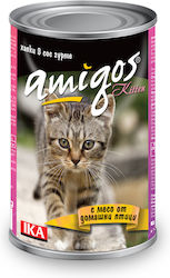 Amigos Мокра Храна За Котки Птици Може Да За Растящи Котенца Птици 415 Г