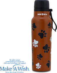 Nava Kinder Trinkflasche Thermos Rostfreier Stahl mit Schraubverschluss Auslaufsicher 500ml