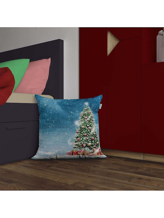 Stewehome Μαξιλαροθήκη 3d Ψηφιακή Εκτύπωση Σχέδιο Χριστουγέννων Πολύχρωμο