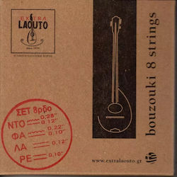 Extra Laouto Klassische Extra Leichte Saiten Für 8-String Bouzouki 010
