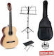 Gewa Ps510350 Chitară Clasică Natural Pachet Standard