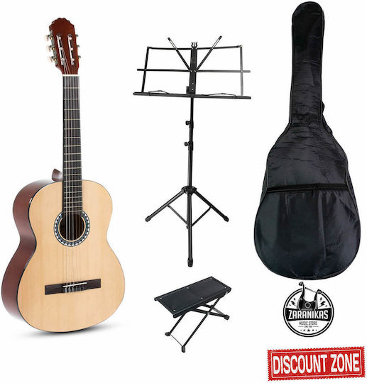 Gewa Ps510350 Chitară Clasică Natural Pachet Standard