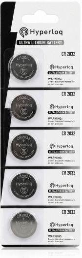 Hyperloq WS Xtreme Power Lithium Uhrenbatterien CR2032 3V 5 Stück