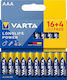 Varta Longlife Power Baterie Alcalină AAA 1.5V