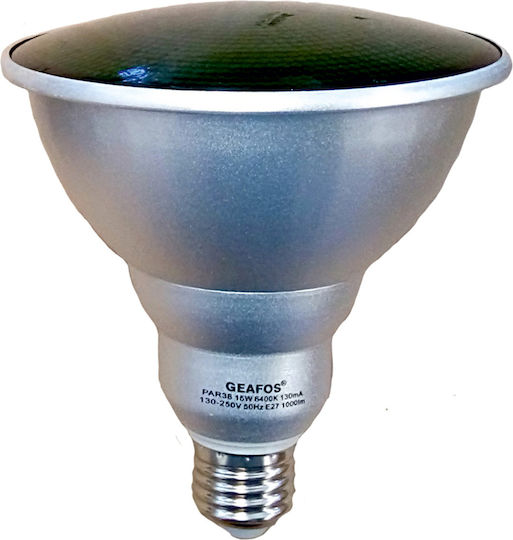 Geafos LED Лампа 15W За Цокъл E27 И Форма PAR38 Зелена