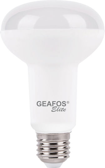Geafos Λάμπα LED 9W για Ντουί E27 και Σχήμα R63 Θερμό Λευκό