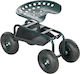 Metal Garden Cart with Maximum Load Capacity 150kg 83x36.5x45cm