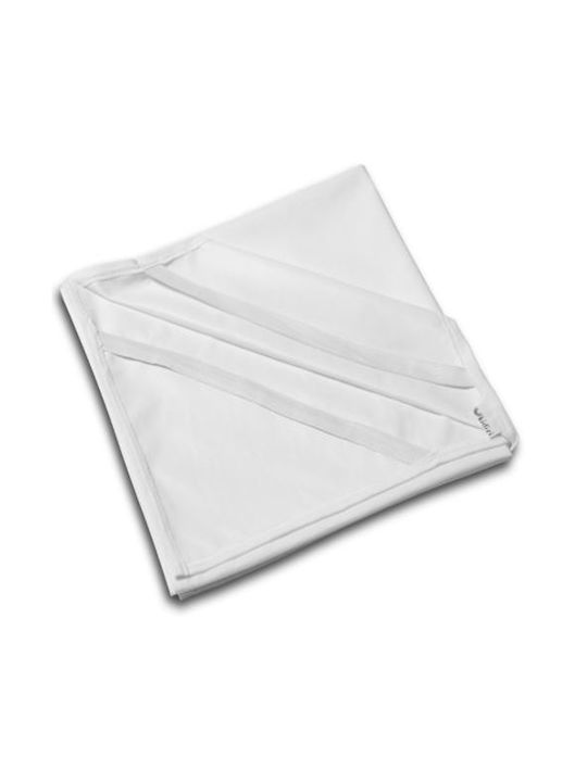Kidizi Lenjerie De Patut Bebe Pentru Patut Bumbac Cu Cauciuc Alb 120x60cm