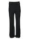 Women's Crepe Pantaloons in Palazzo Fit Floral Black