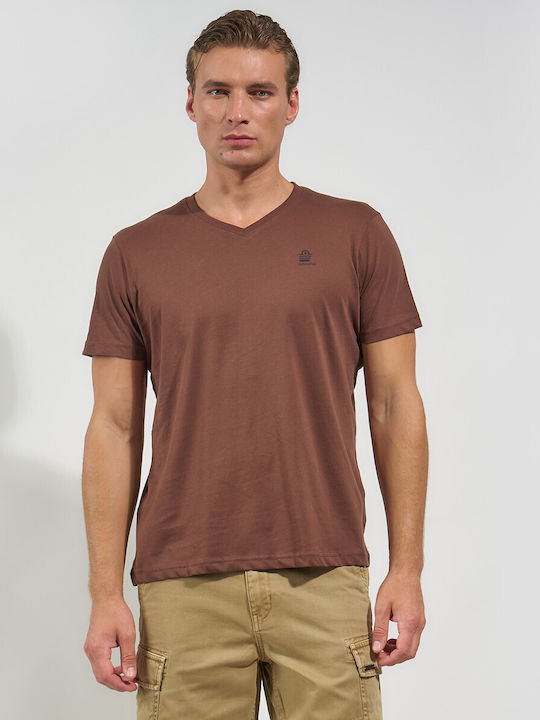 Admiral T-shirt Καφε