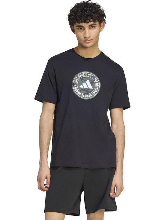 adidas Camo T-Shirt Schwarz