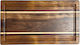Handmade Wooden Serving Board – Striped Design