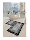 SteweHome Rutschfeste Badematten Set STE-029759-P29759 Graue 60x100cm 2 Stück