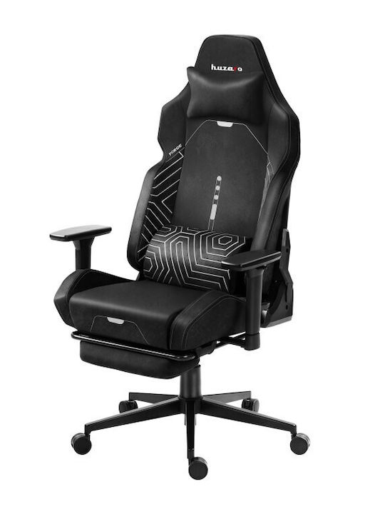 Huzaro Force 8.1 Υφασμάτινη Καρέκλα Gaming με Ρυθμιζόμενα Μπράτσα και Υποπόδιο Μαύρη