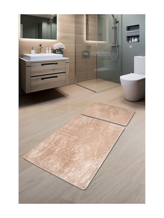 SteweHome Rutschfestes Badematten Set STE-029920-V66461 Grau 60x100cm 2 Stück