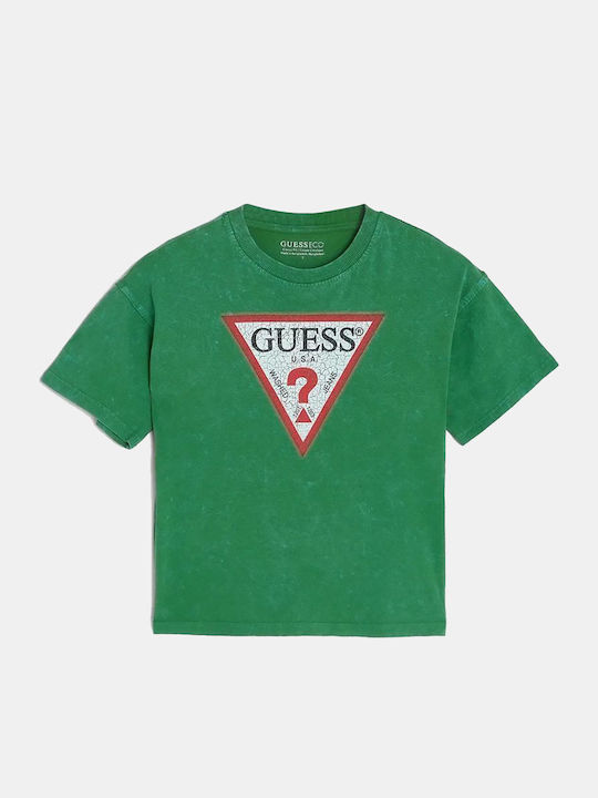 Guess Kinderoberteile T-Shirt Grün