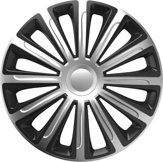 Auto Gs Σετ Τάσια Αυτοκινήτου Trend 13" 4τμχ Ασημί