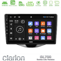 Clarion Gl700 Lite Series 8core Android Clarionos 2+32gb Toyota Aygo Citroen C1 Peugeot 108 Navigație Multimedia Tabletă 9" Carplay & Android Auto