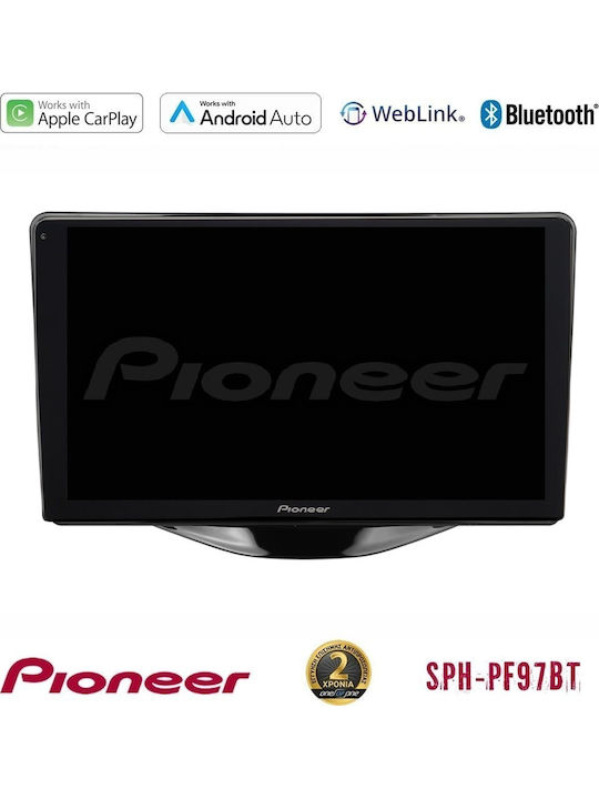 Pioneer Sph-pf97bt Series Toyota Aygo Citroen C1 Peugeot 108 Multimedia Station 9" Tablet Style Carplay + & Android Auto