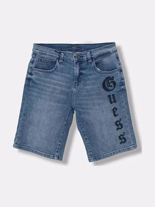 Guess Детски Деним Шорти Denimblue