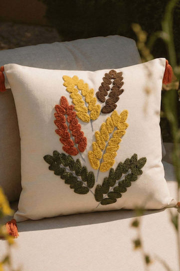SteweHome Decorative Pillow Case Beige 42x42cm