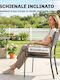 Outsunny Garden & Outdoor Furniture Sets Dining Room 9 Pieces Gray