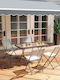 Garten- und Outdoor-Möbelsets 5 Stück Gray